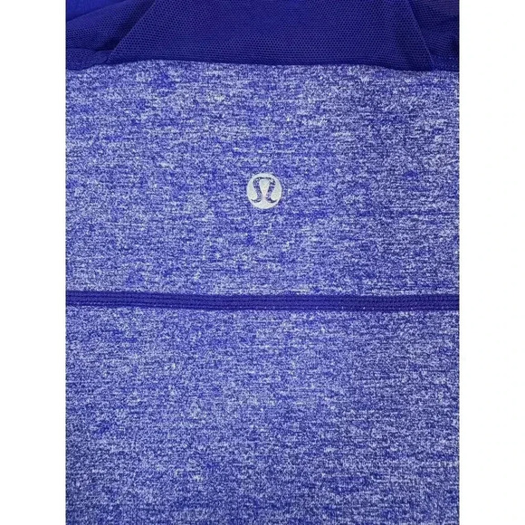Lululemon Size 6 Royal Blue Scoop Neck Racer Back Tank Top W/ Bra - Picture 5 of 9